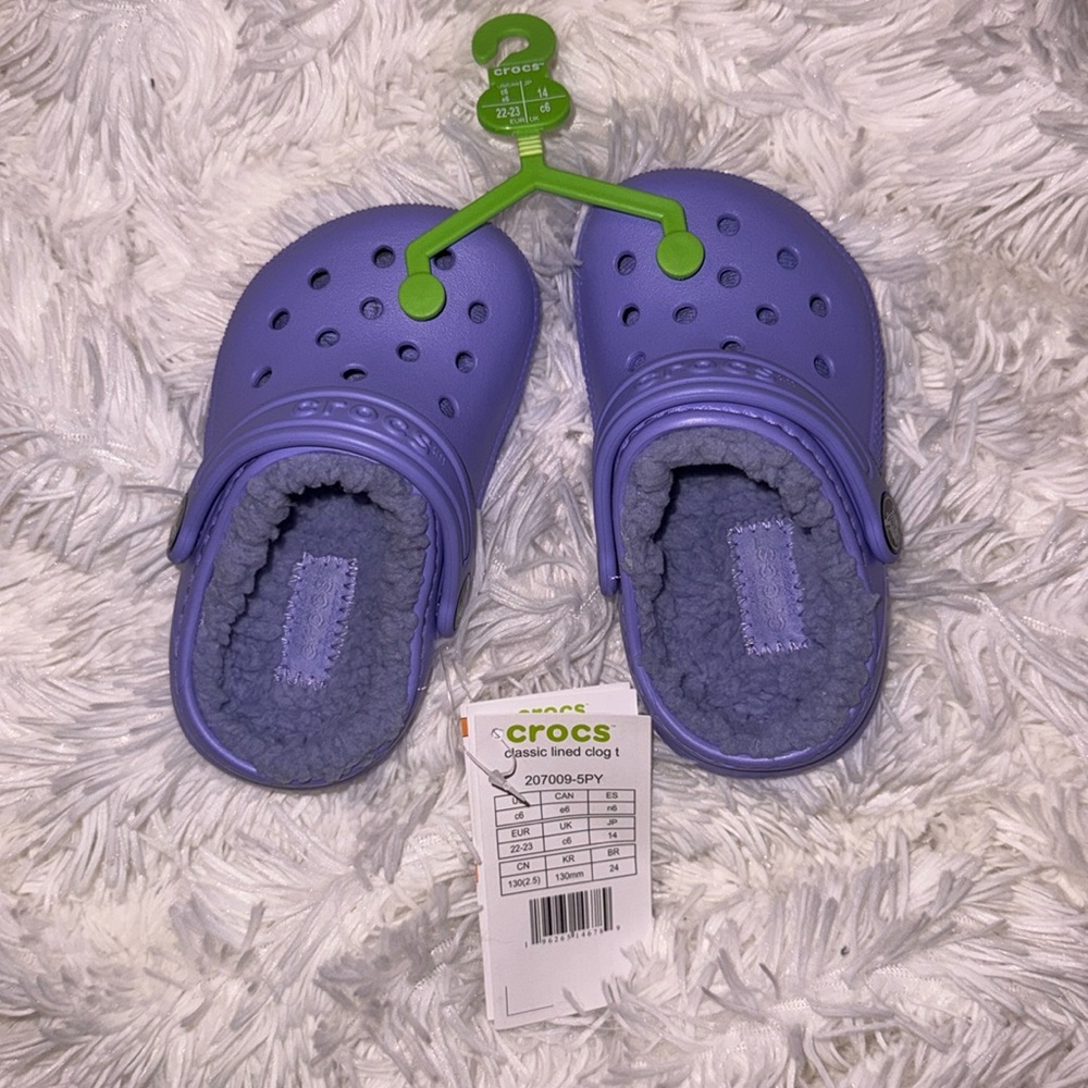 Crocs Lined Toddler Clogs